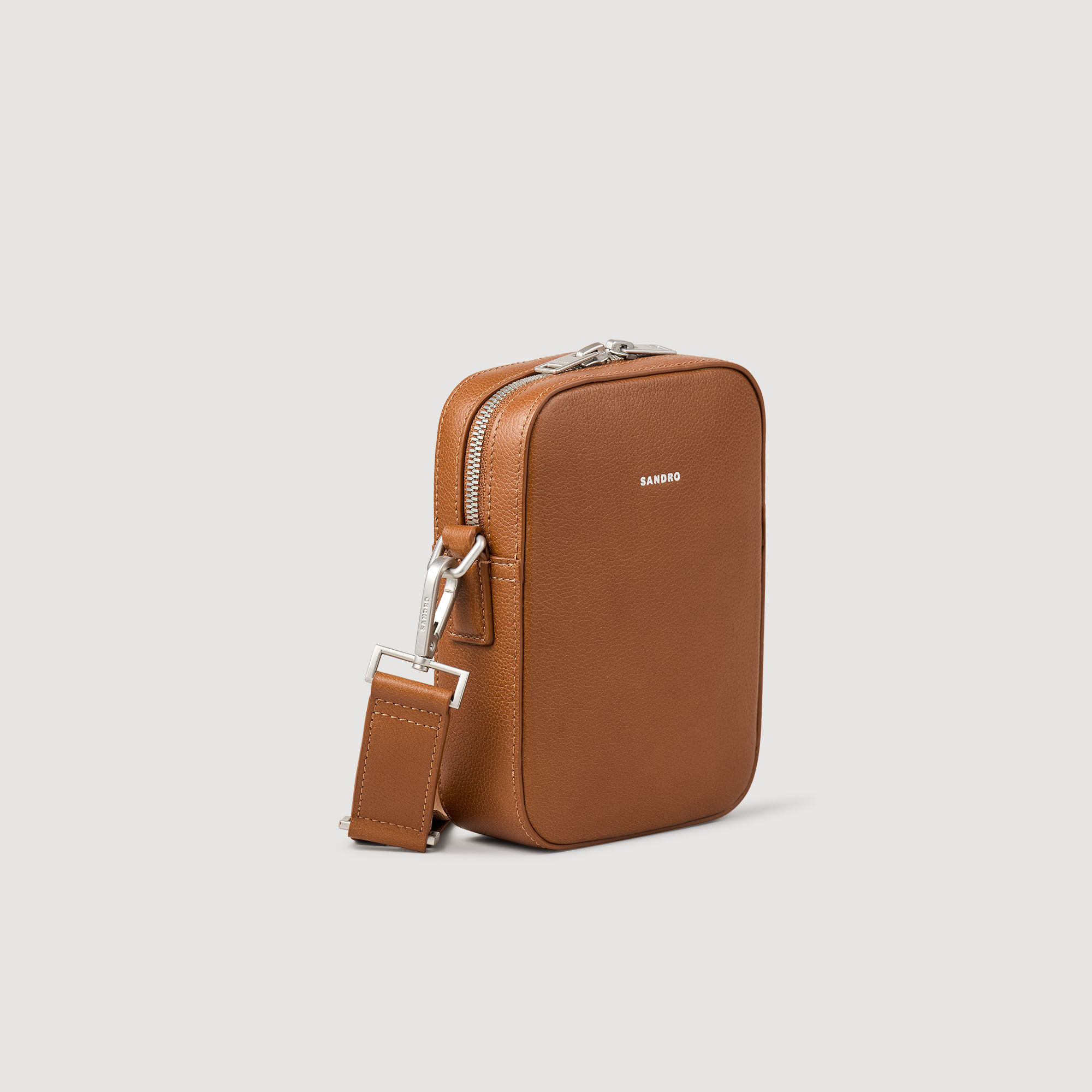 Small grained leather bag