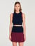 Two-tone knit top