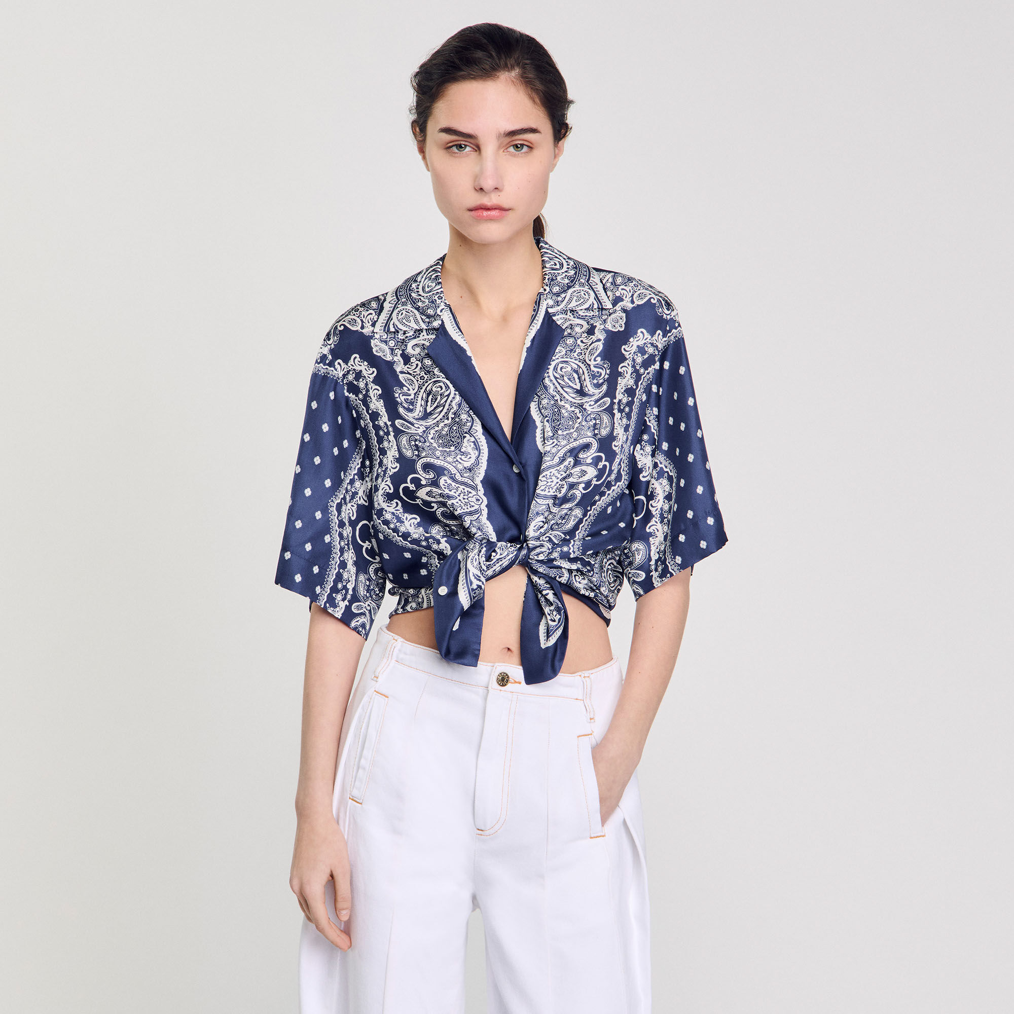 Bandana print shirt
