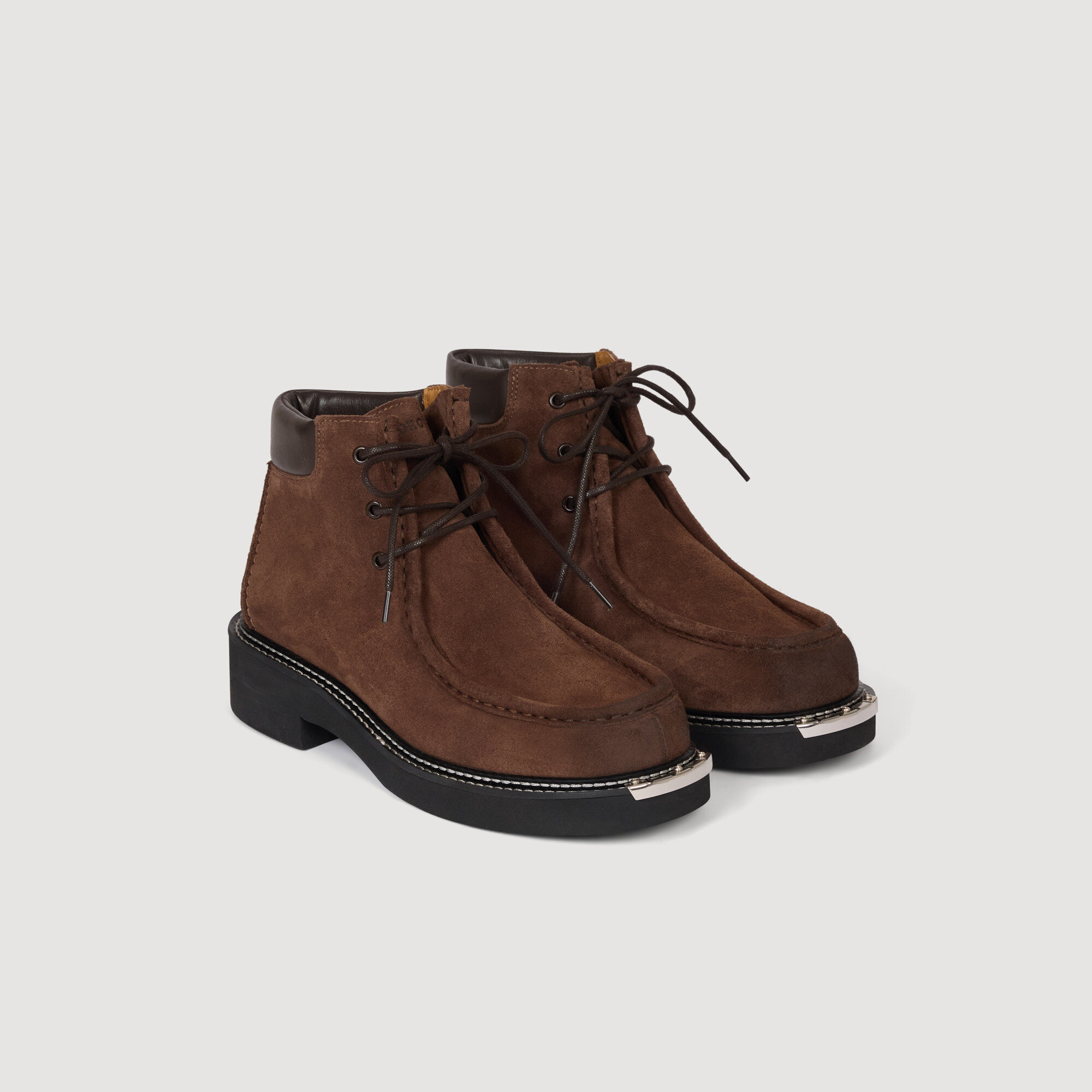 Leather boots