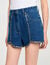 Rhinestone denim shorts