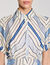 Spiral-motif silk midi dress