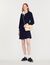 Pleated knit dress