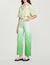 Straight-leg gradient-effect jeans