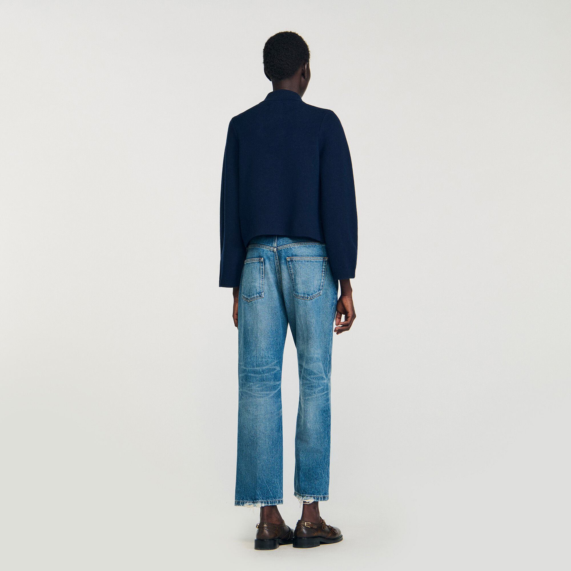 Double-breasted cardigan