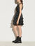 Sleeveless dress with ruffles