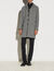 Checked wool coat