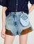 Crochet small leather goods