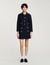 Peter Pan collar cropped jacket