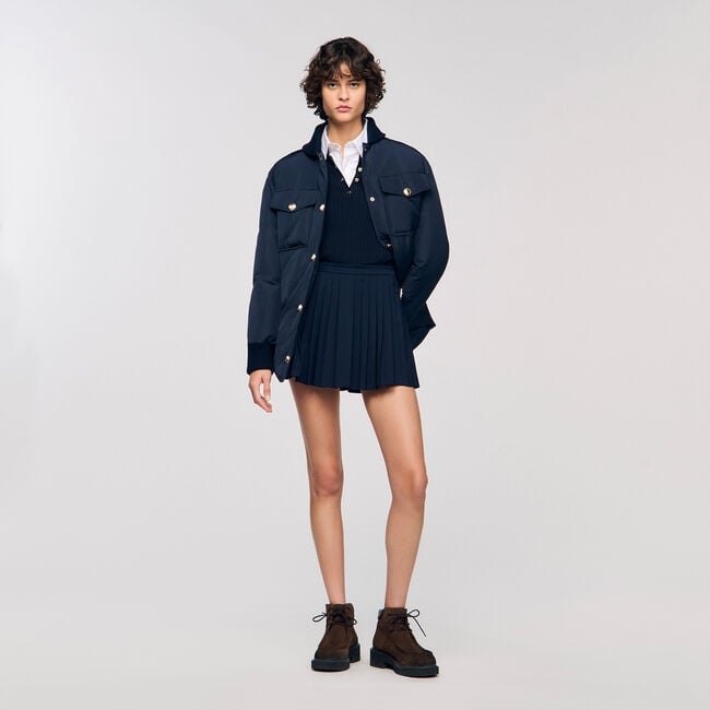 Pleated skort