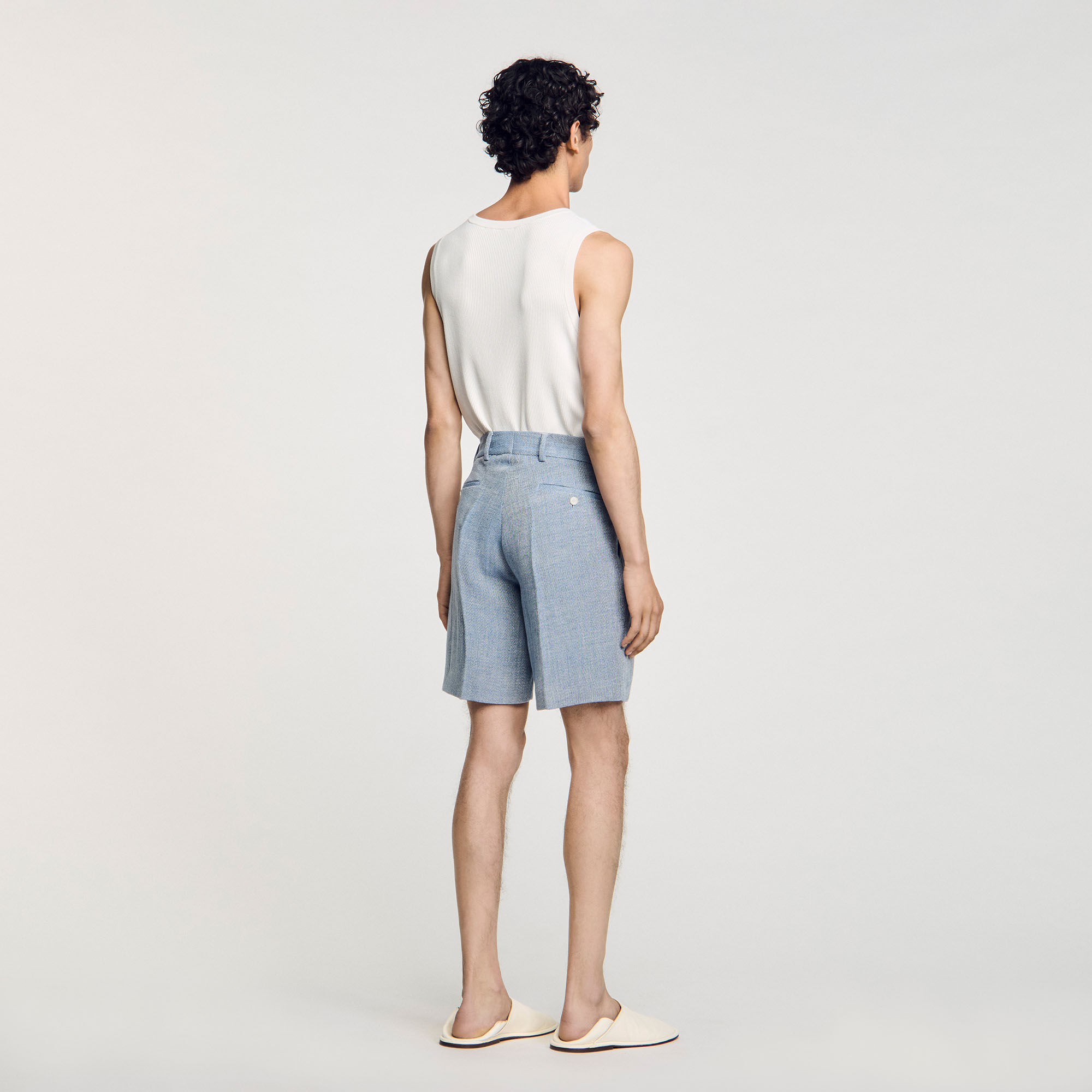 Creased shorts