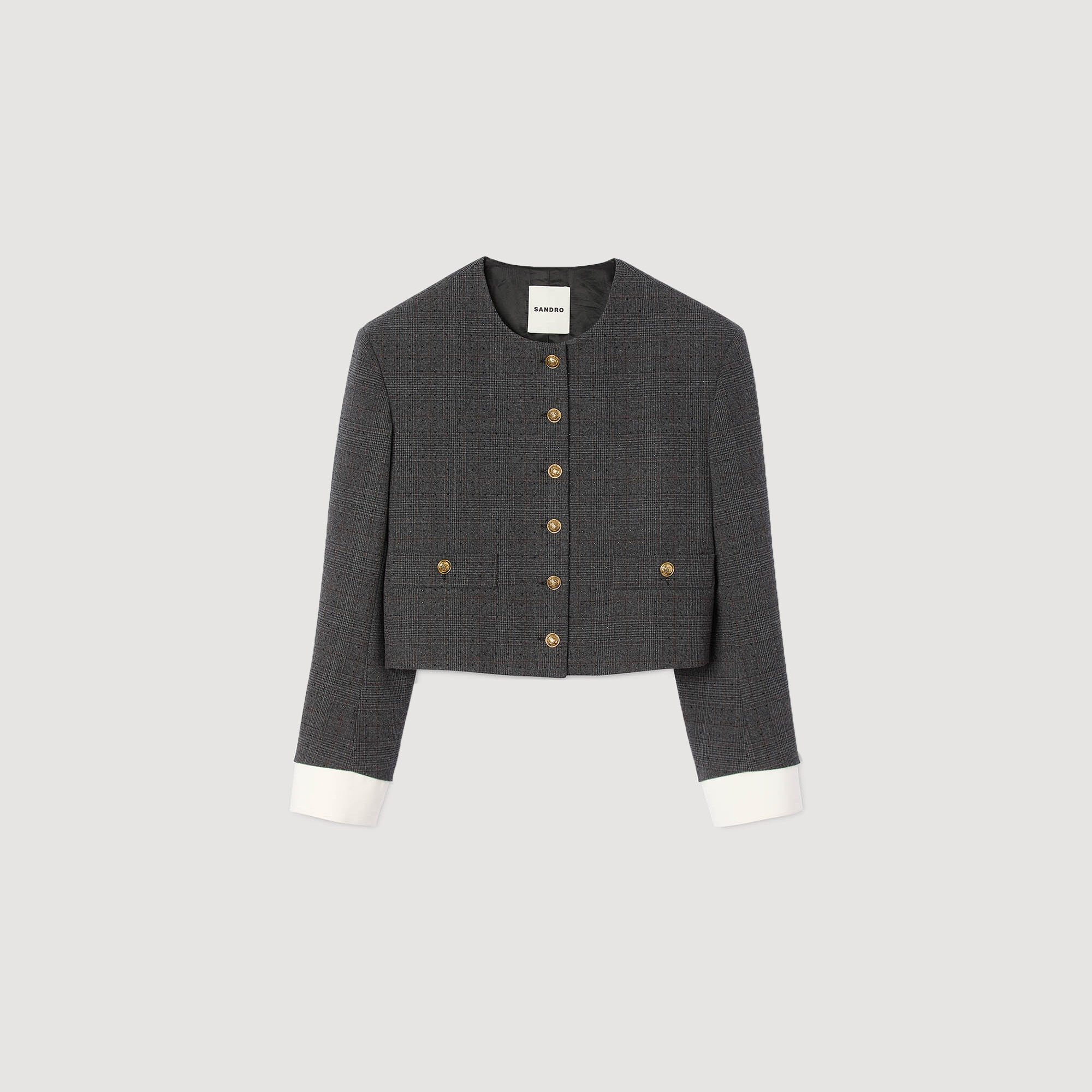 Rhinestone tailored jacket