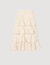Long frilled skirt