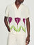 Floaty shirt with tulip print