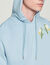 Embroidered lily of the valley hoodie