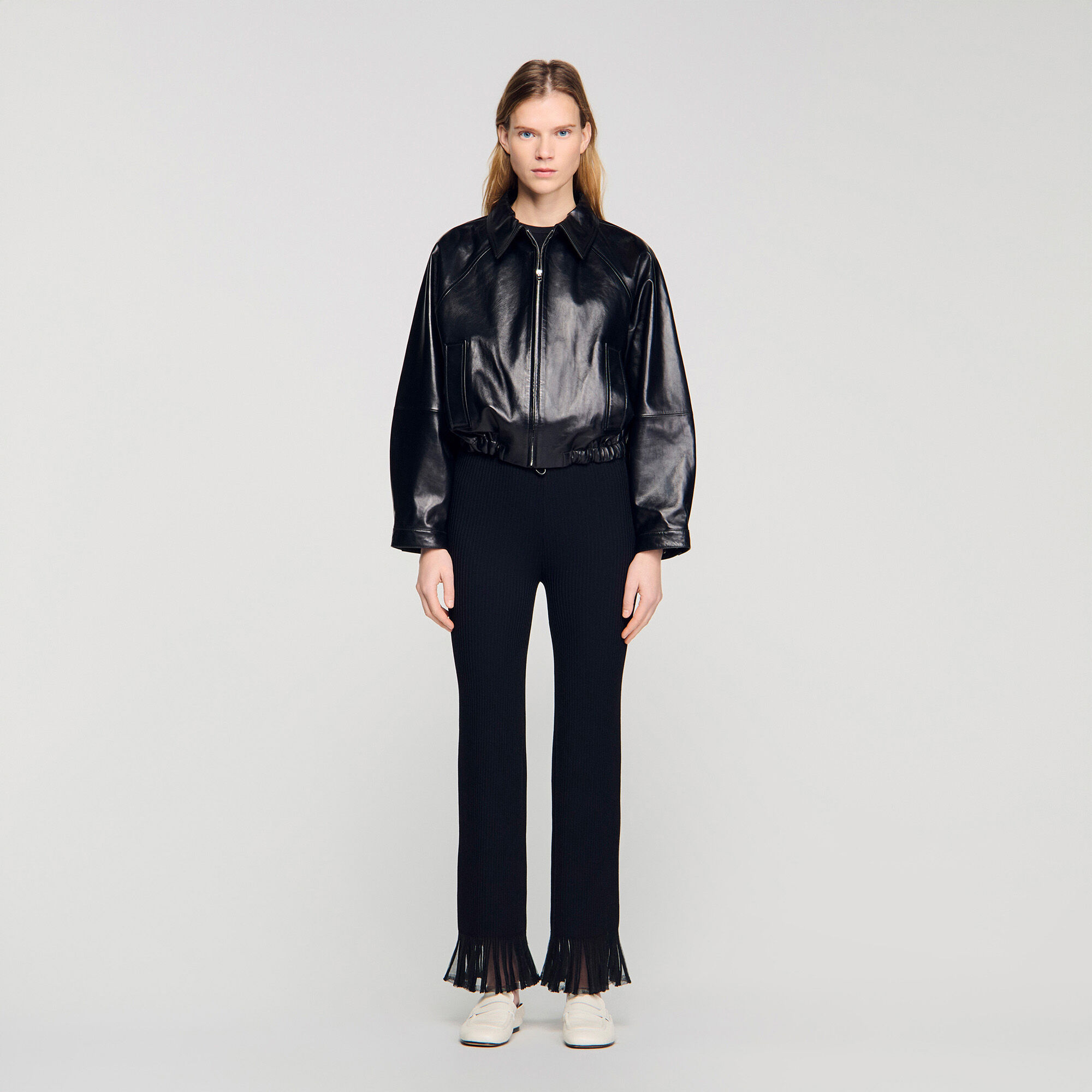 Lamb leather jacket