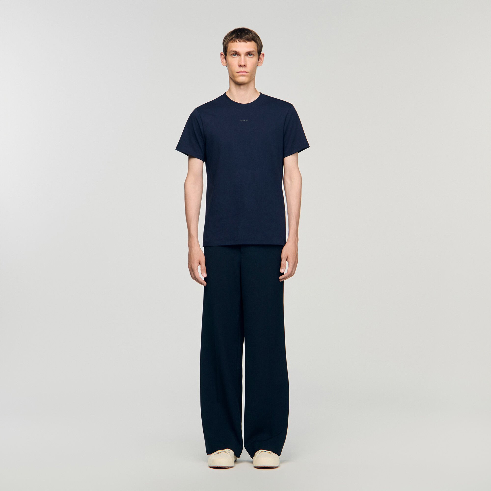 Cotton T-shirt with logo