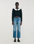 Cardigan with contrast collar