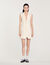 Short pleated suit dress