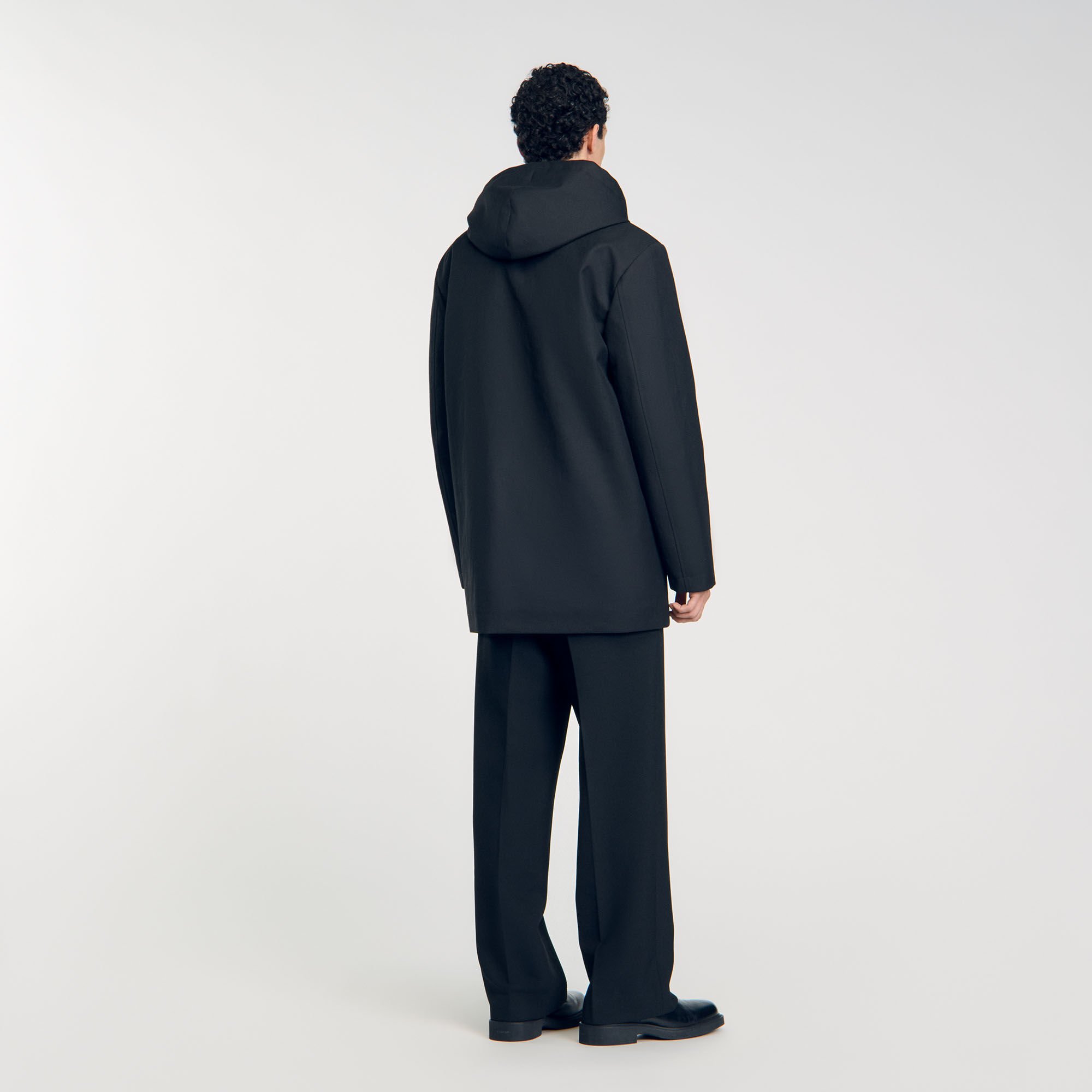 Hooded parka with zip Hooded parka with zip