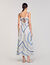 Spiral-motif maxi dress