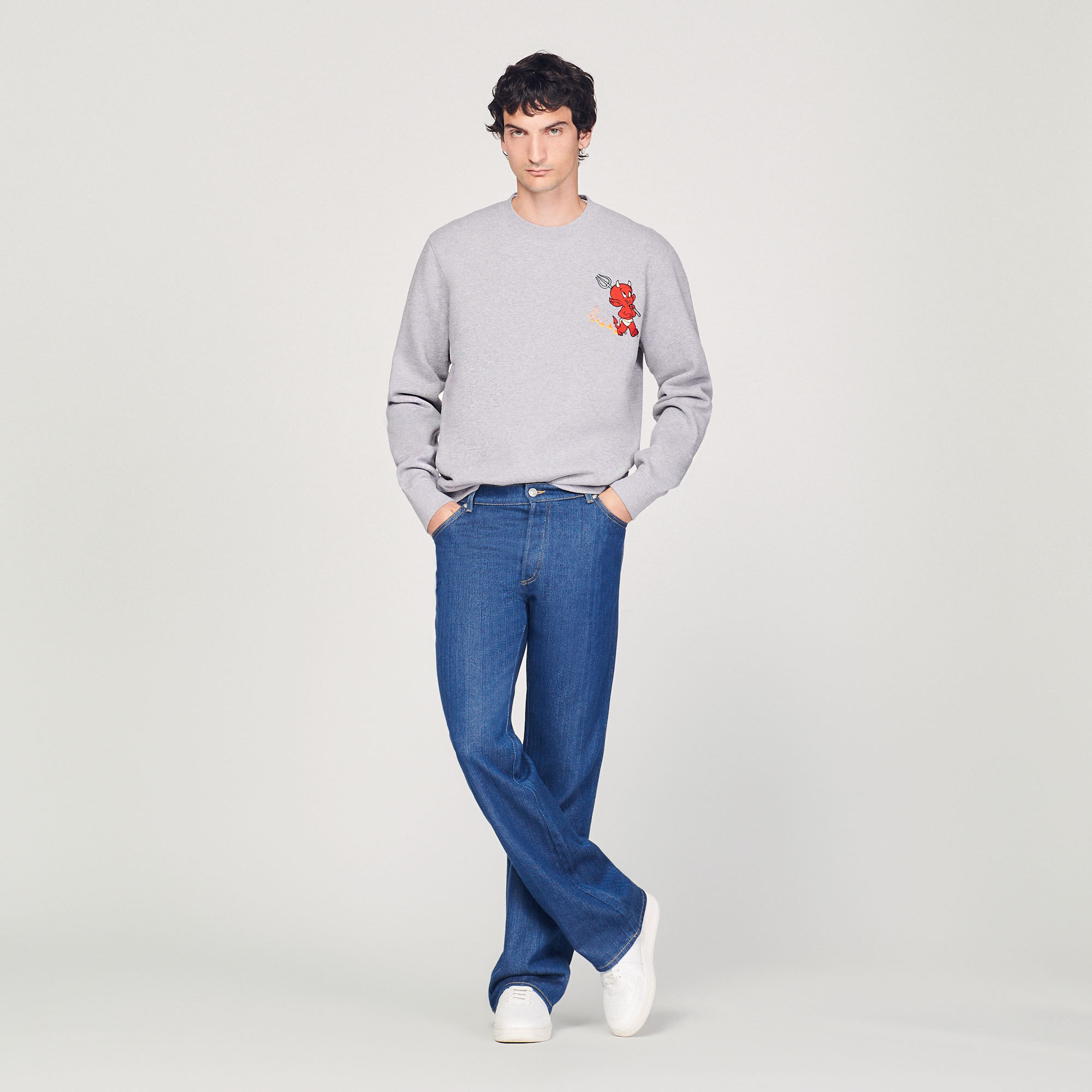 Sweatshirt with Hot Stuff print