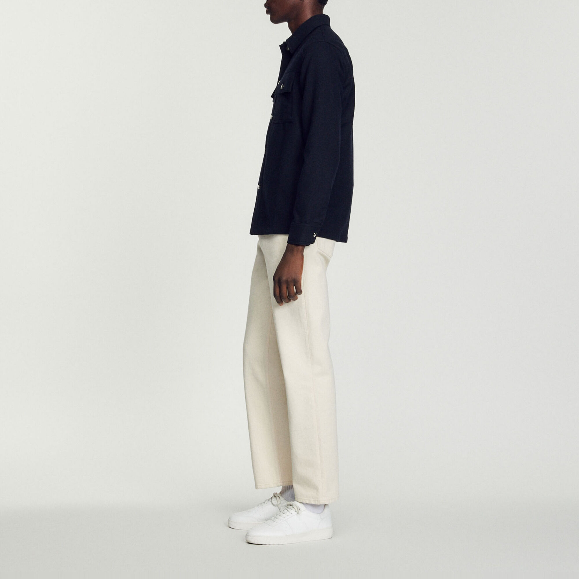 Wool overshirt