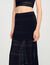Long decorative knit skirt