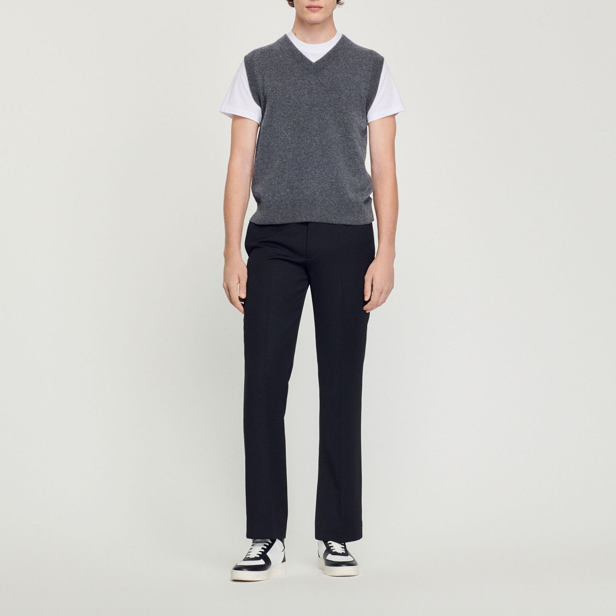 Wool and cashmere sweater