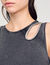Rhinestone one-shoulder bodysuit