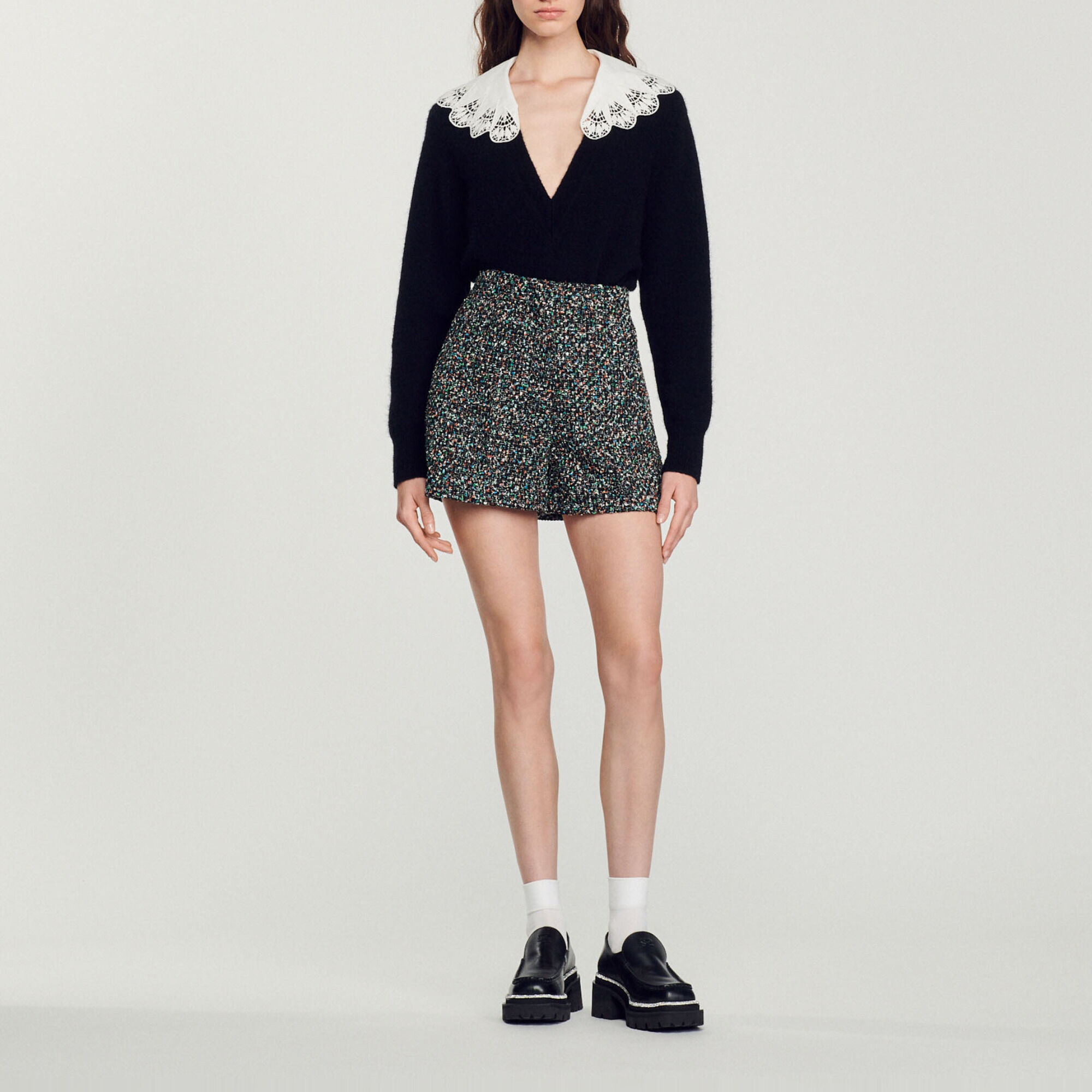 Tweed shorts