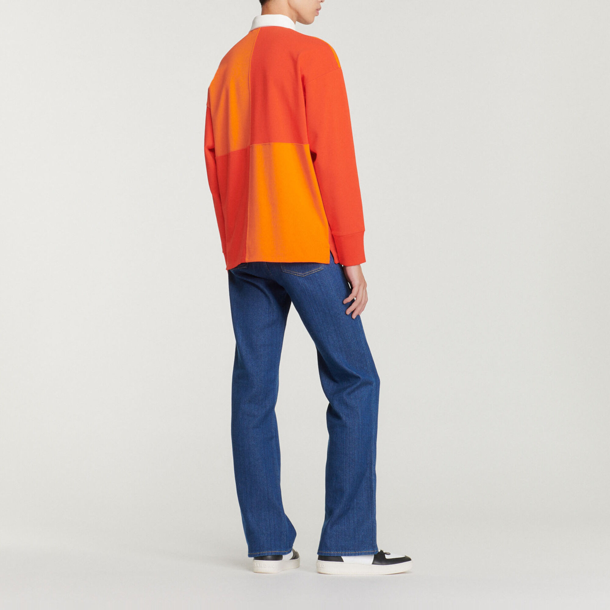 Organic cotton rugby polo shirt