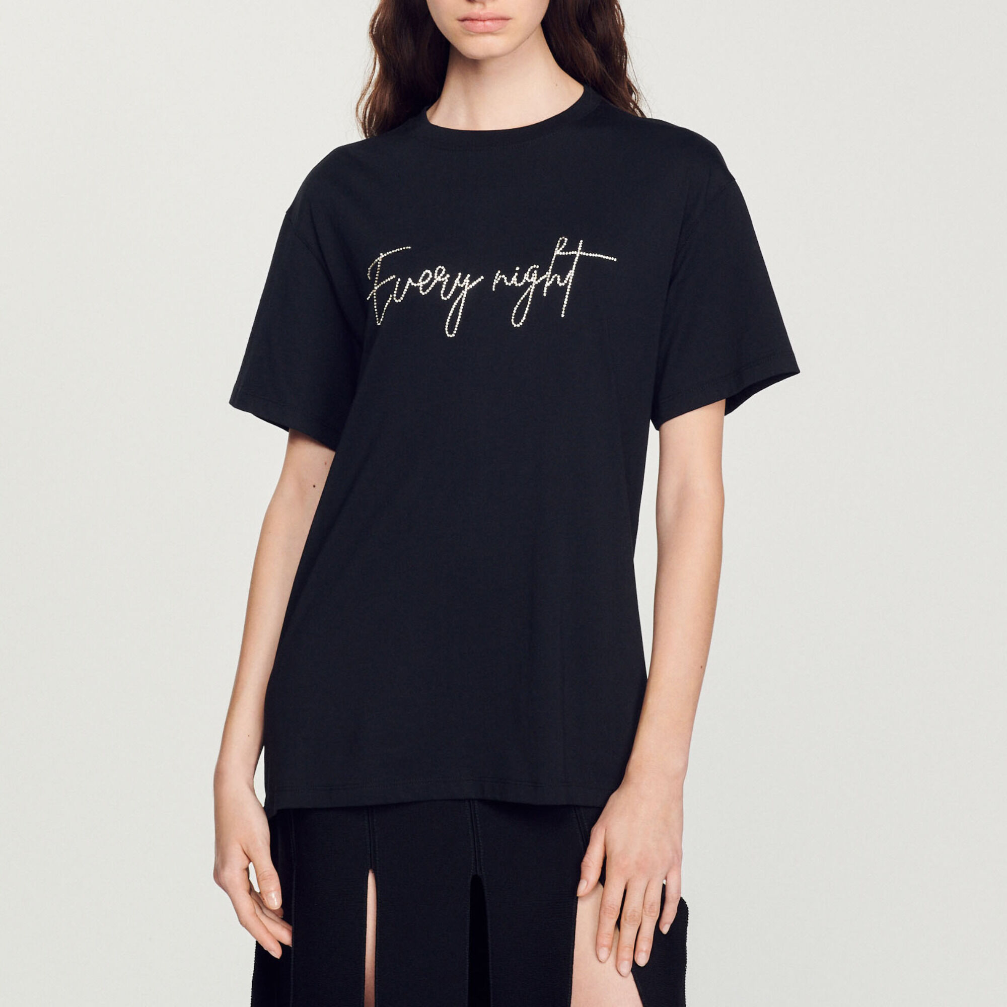 Embroidered Every Night T-shirt