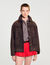 Studded suede leather jacket