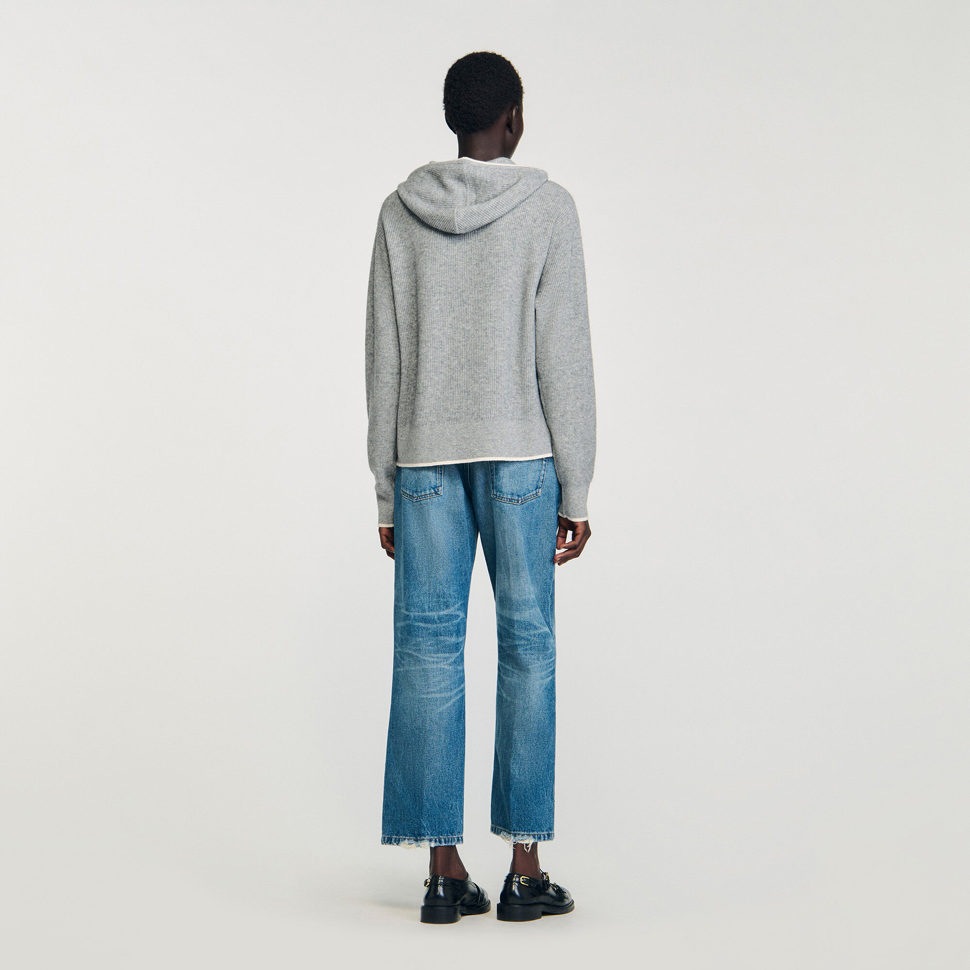 Hooded cardigan