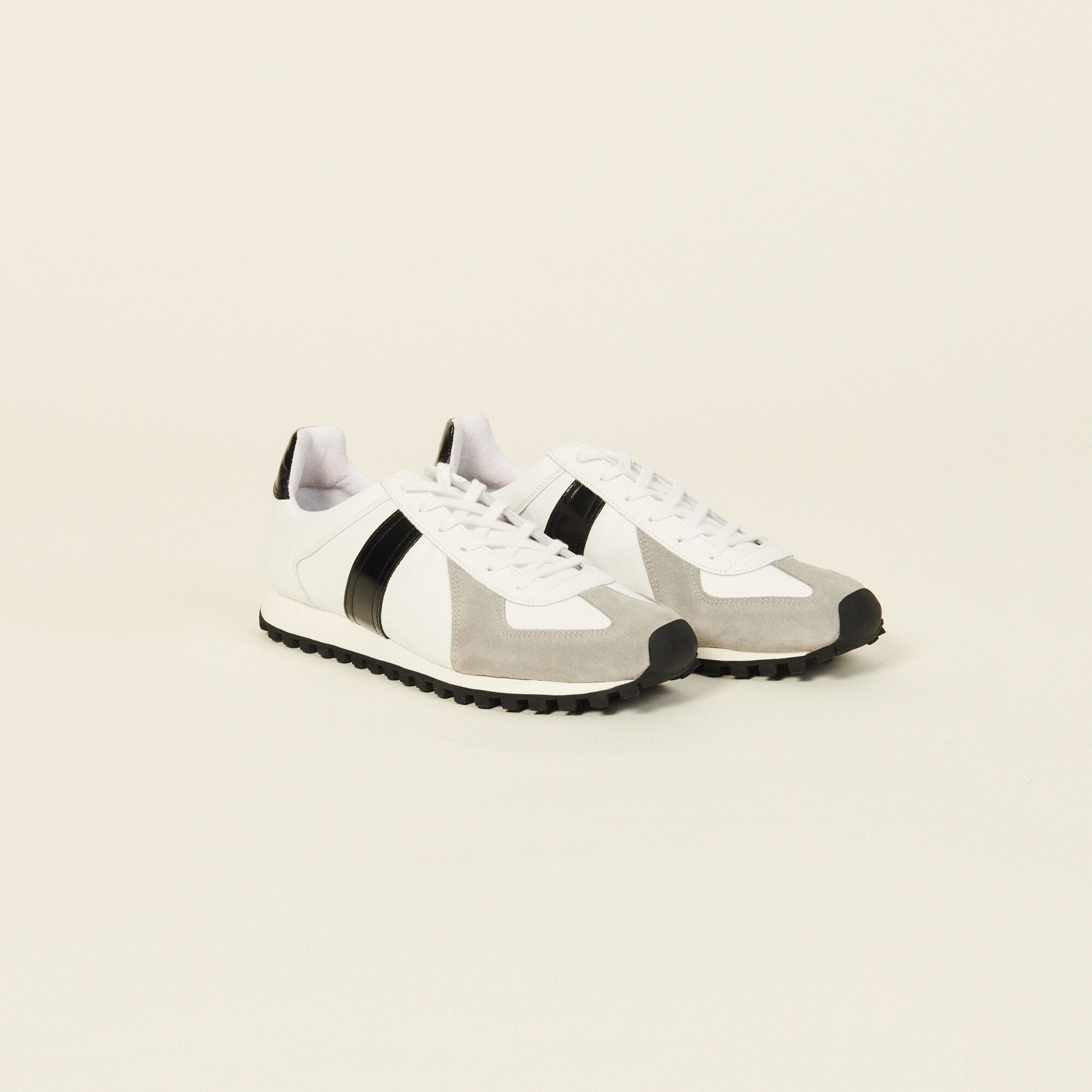 Leather trainers