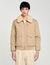 Shearling collar aviator jacket