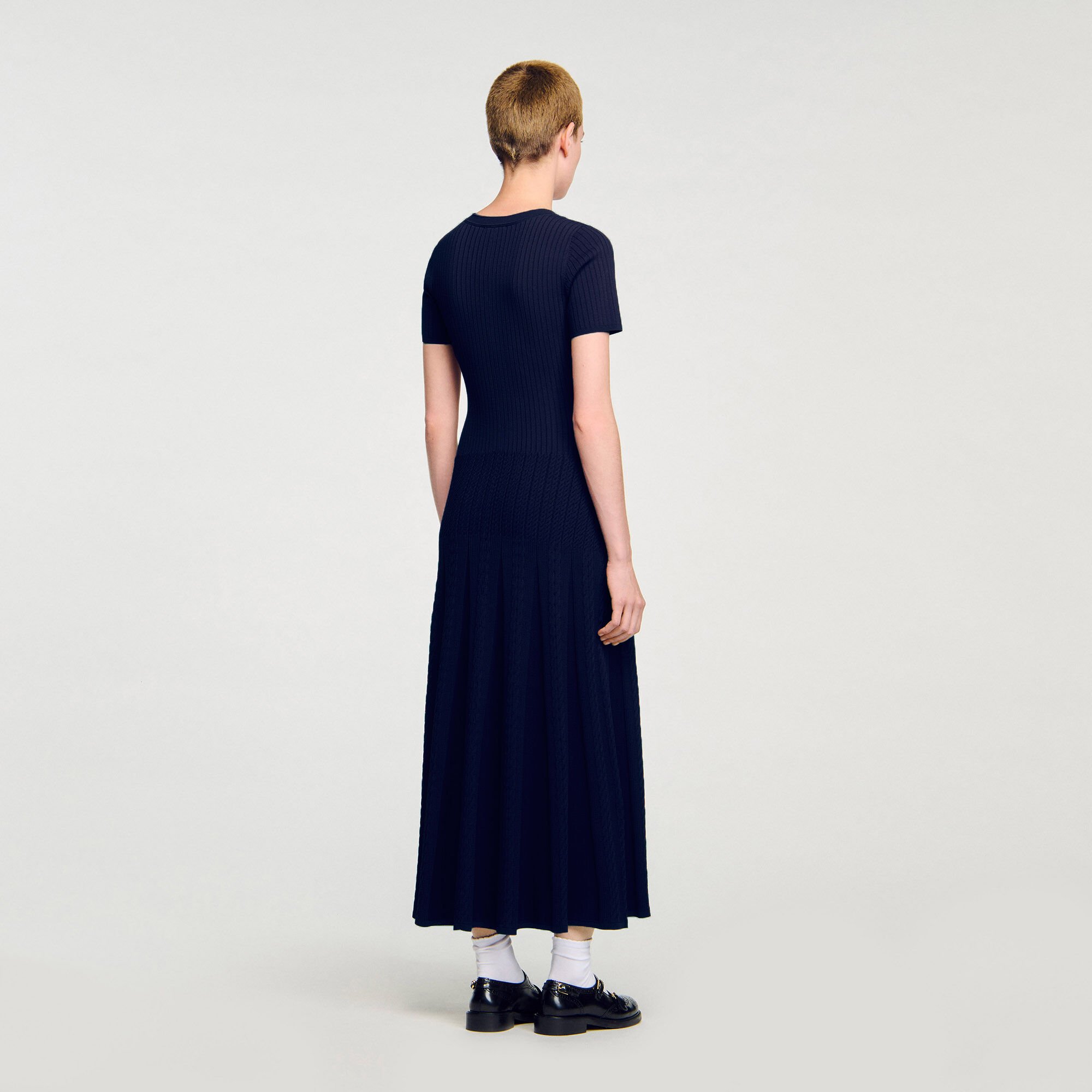 Knit maxi dress