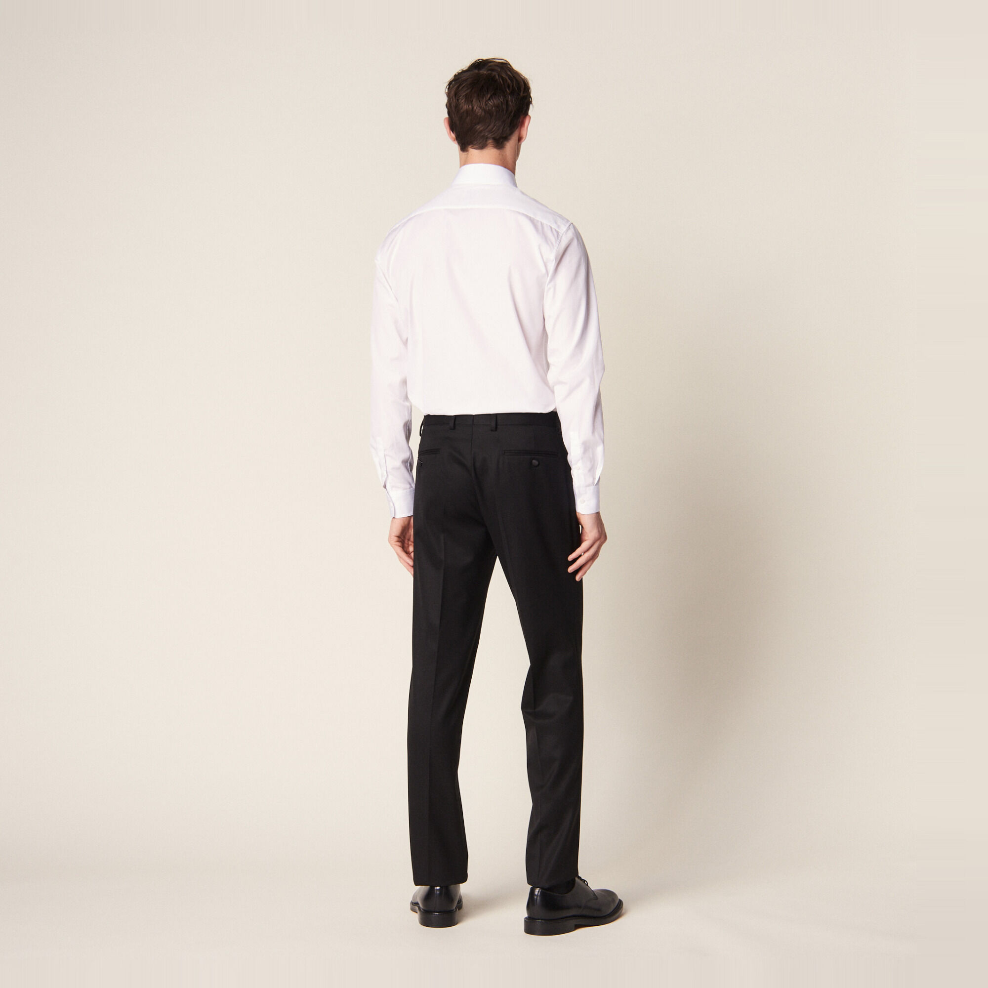 Grain de poudre tuxedo trousers