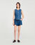 Rhinestone denim top