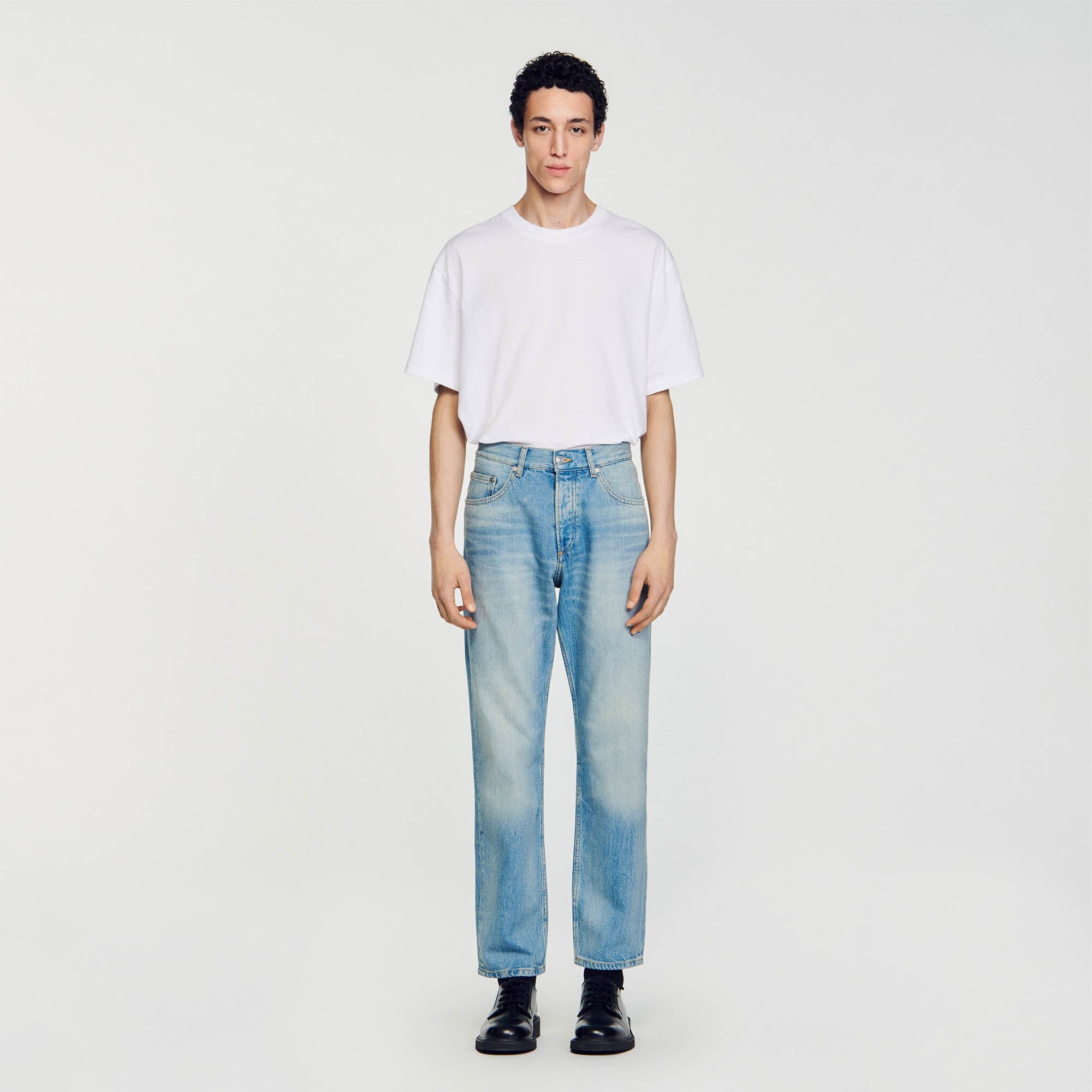 Faded jeans Denim Jeans Men Sandro Paris