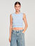 Ruffled cropped jumper