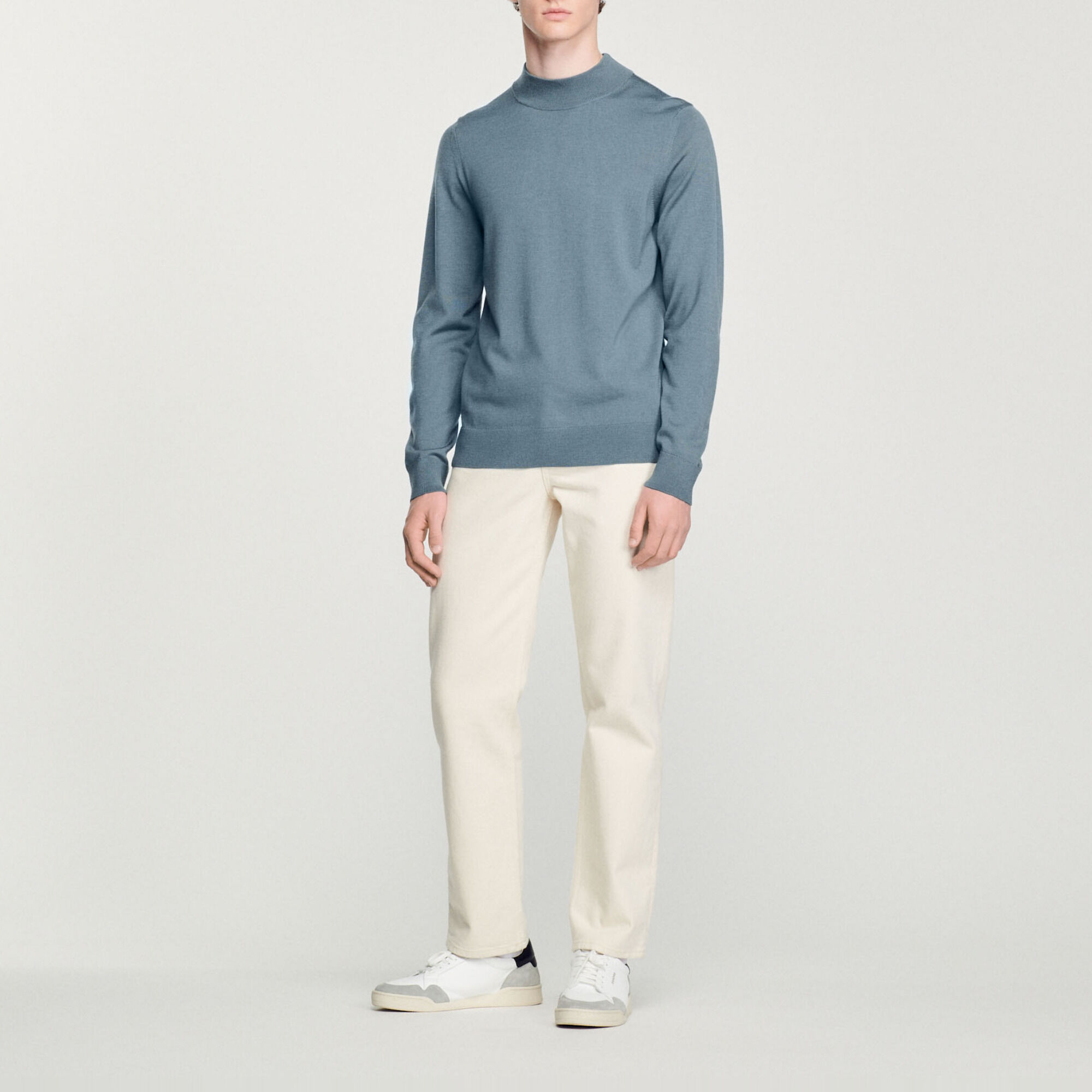 Funnel neck sweater