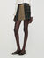 Short checked pleated skirt