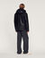 Hooded sheepskin jacket