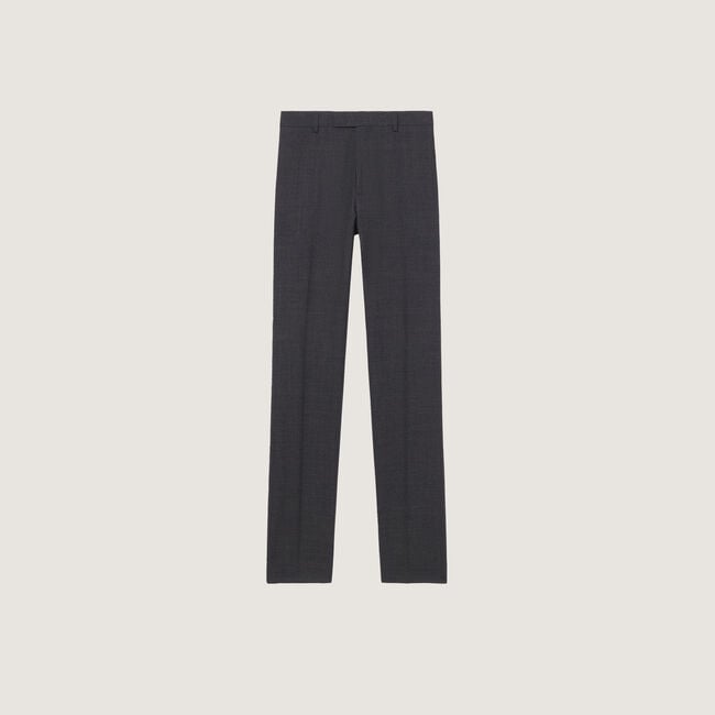 Wool suit trousers