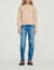 Floral jacquard knit sweater