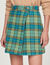 Short wraparound skirt