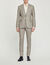 Flannel suit jacket