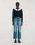 Cardigan with contrast collar